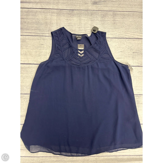 Top Sleeveless By City Chic In Navy, Size: Xl