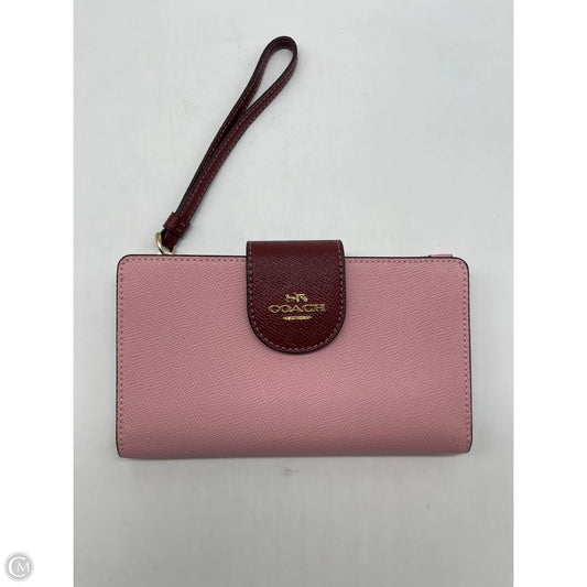 Wristlet Designer By Coach, Size: Large