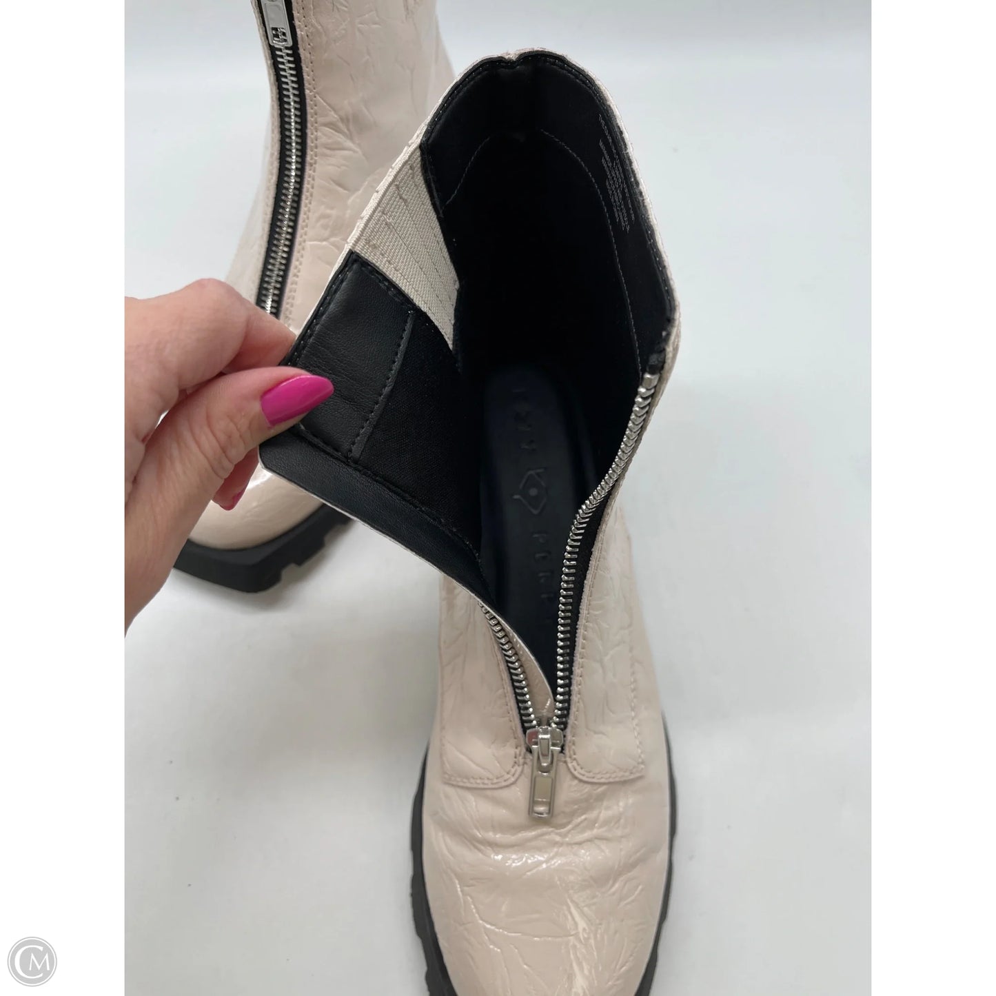 Boots Combat By Katy Perry In Cream, Size: 8.5