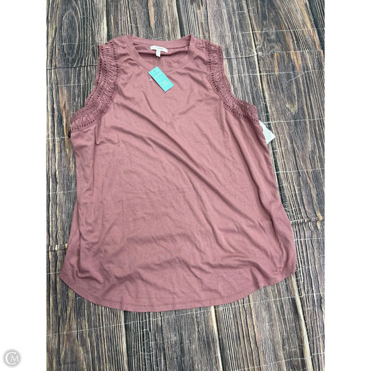 Top Sleeveless By Maurices In Pink, Size: 1x