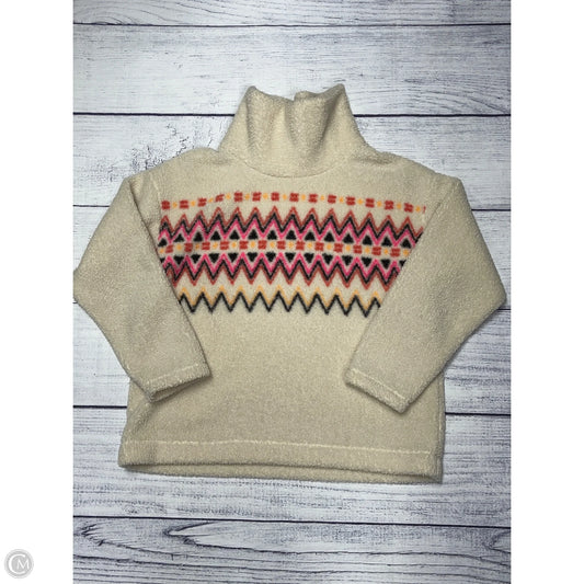 Sweatshirt Collar By Loft In Cream, Size: M