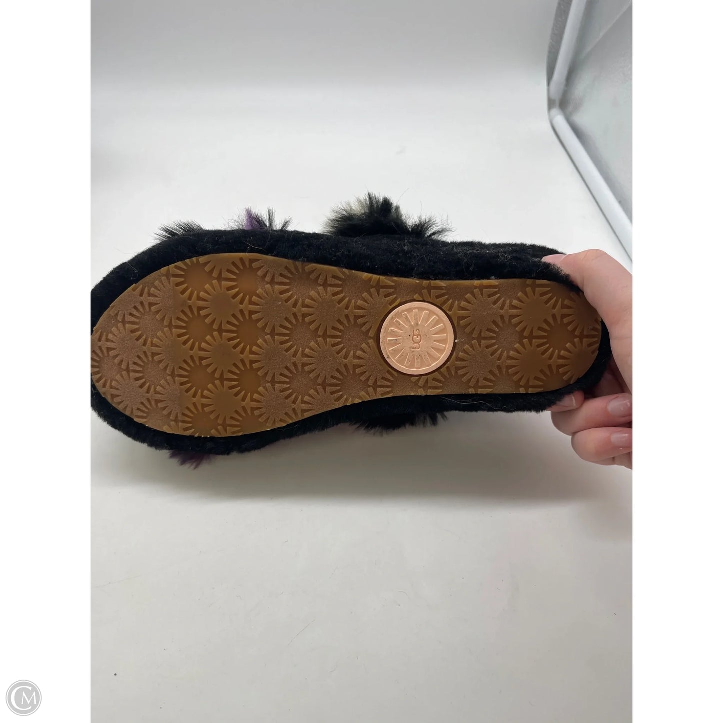 Sandals Designer By Ugg In Purple, Size: 8