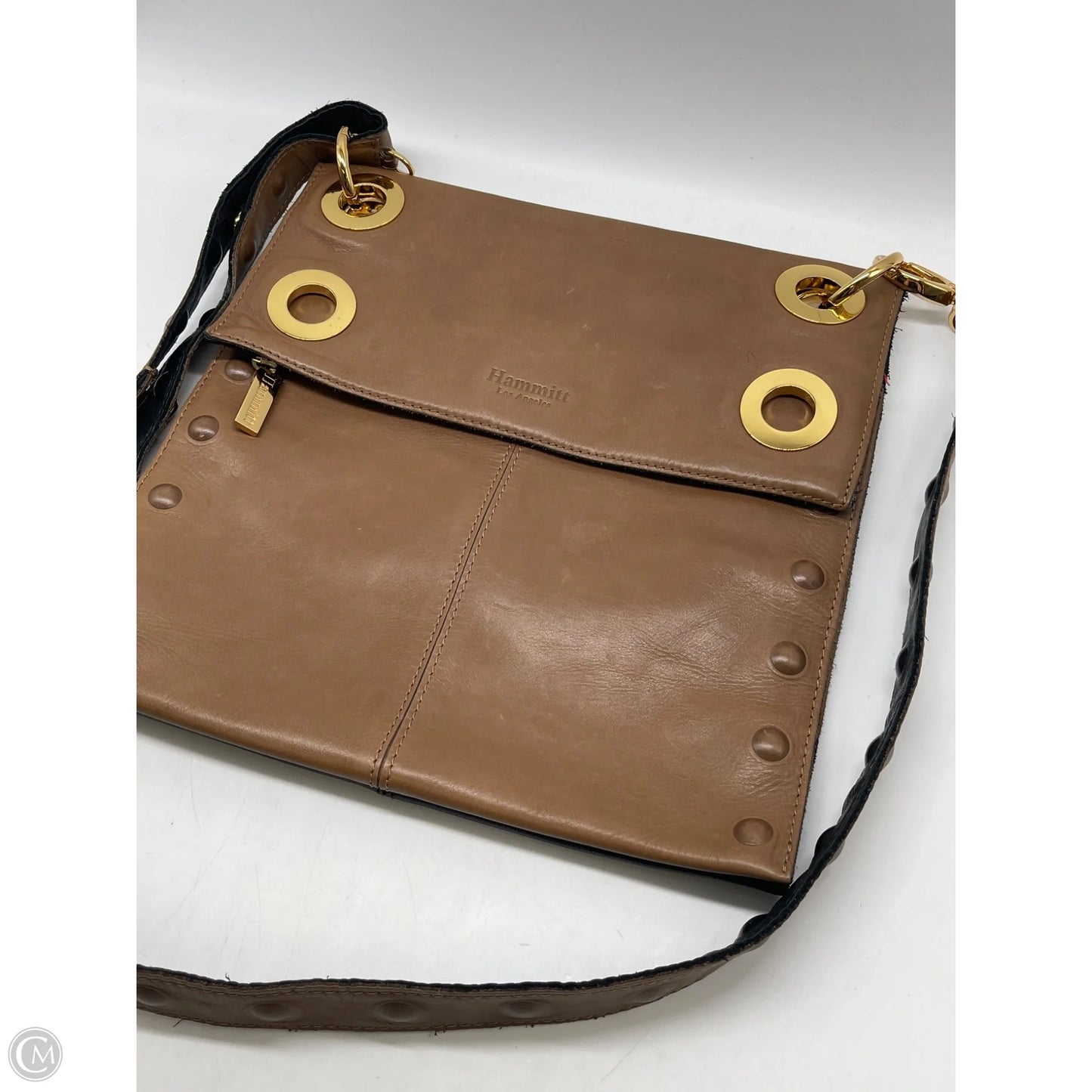 Handbag Leather By Hammitt, Size: Large