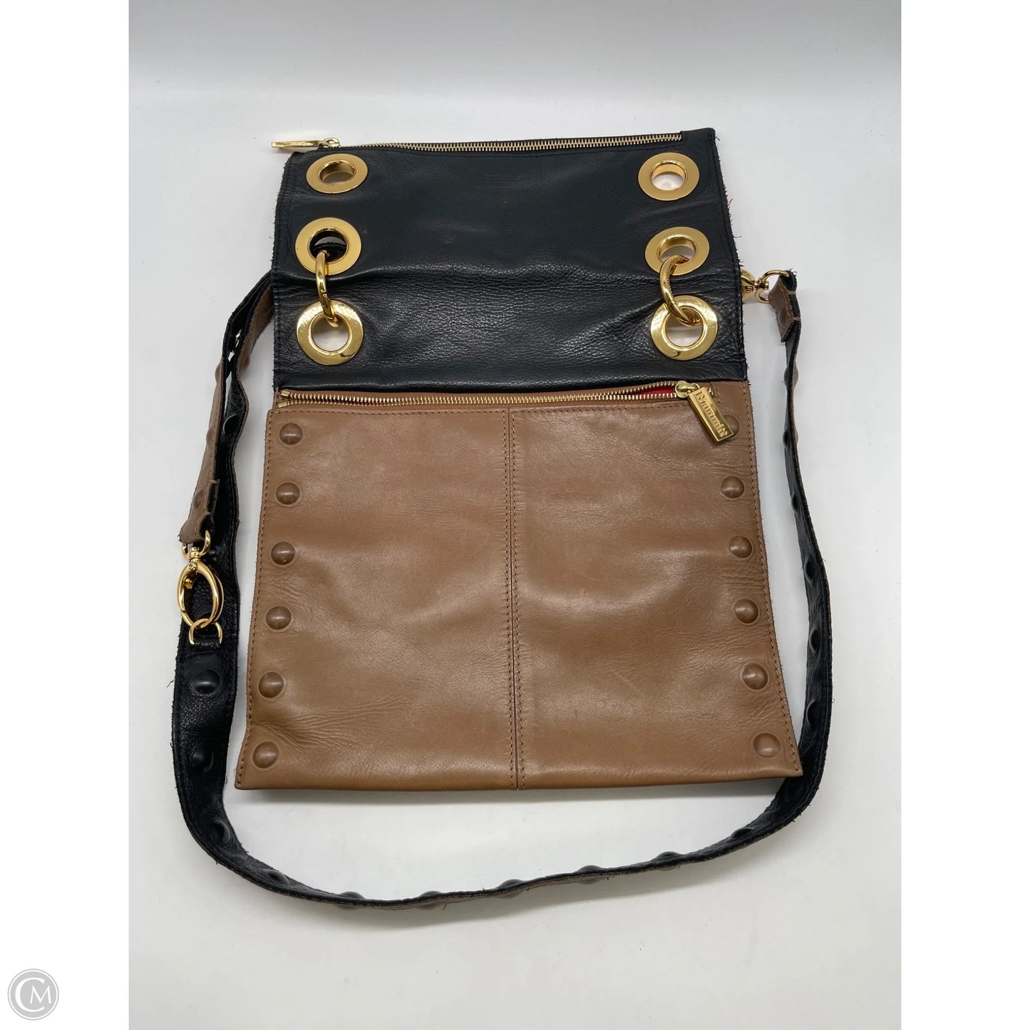 Handbag Leather By Hammitt, Size: Large