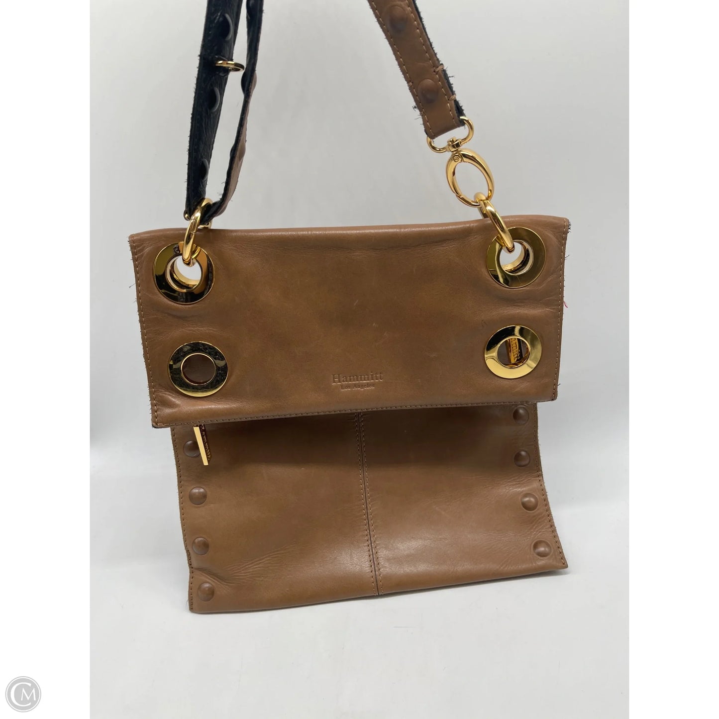 Handbag Leather By Hammitt, Size: Large