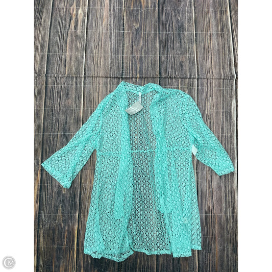 Swimwear Cover-up By Clothes Mentor In Blue, Size: 1x