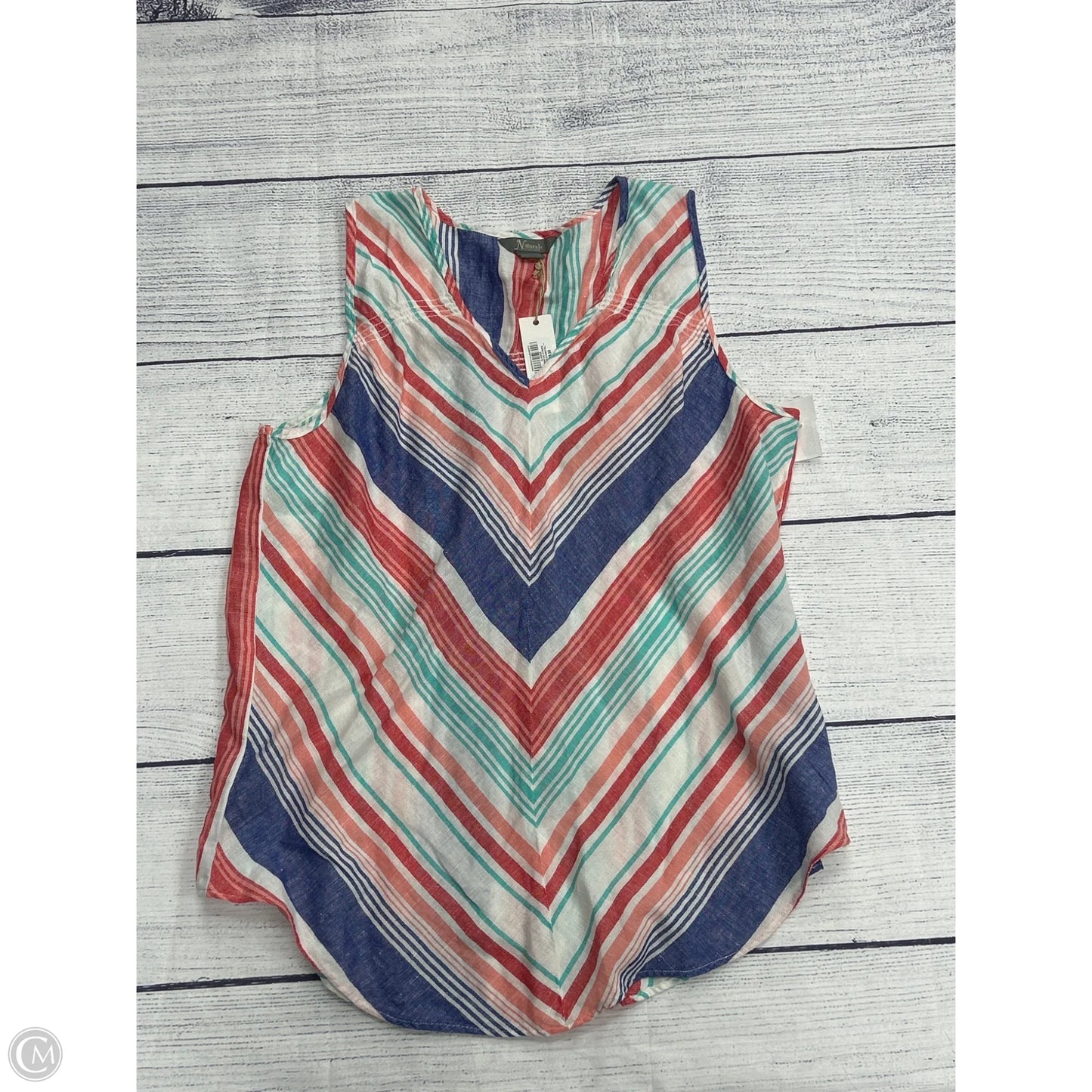 Top Sleeveless By Natural Reflections In Red, Size: Xl