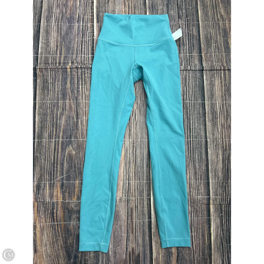 Athletic Leggings By Lululemon In Blue, Size: 2
