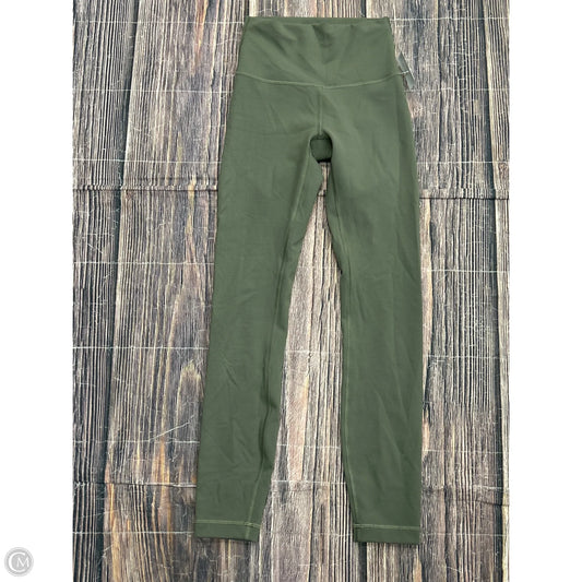 Athletic Leggings By Lululemon In Green, Size: 2