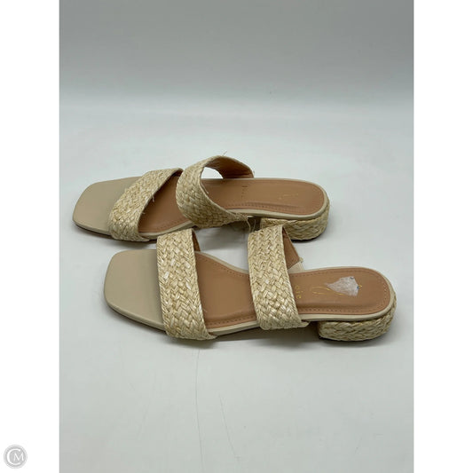 Sandals Flats By Joie In Cream, Size: 7.5