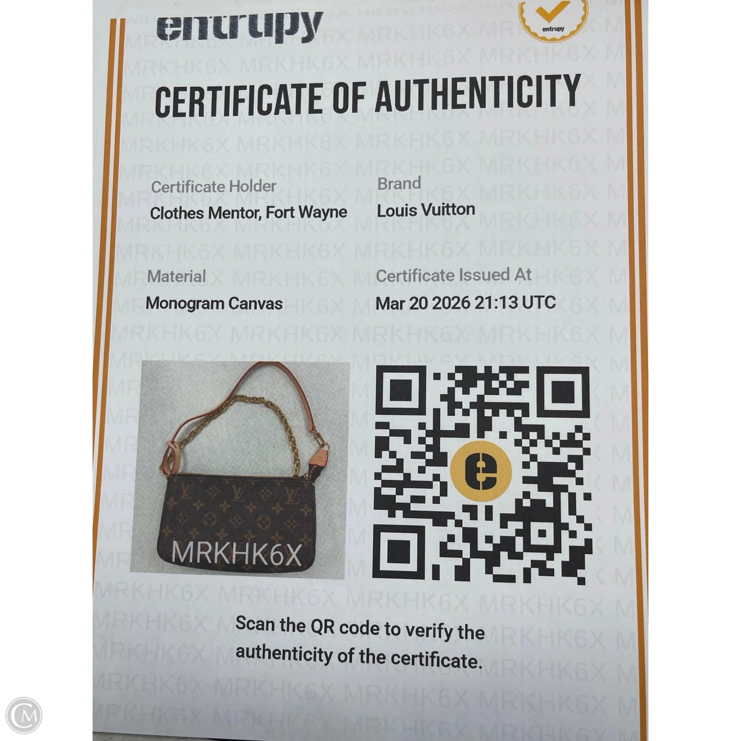 Handbag Luxury Designer By Louis Vuitton, Size: Small