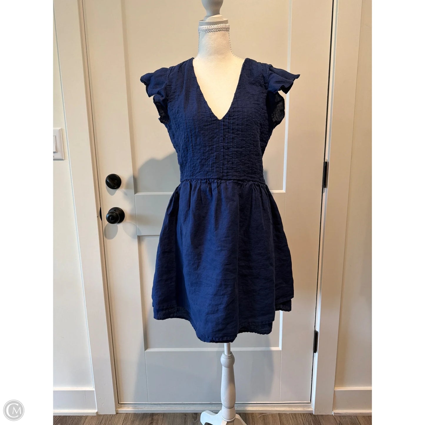 Dress Casual Short By Vineyard Vines In Blue, Size: M
