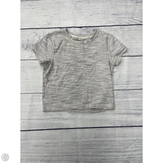 Athletic Top Short Sleeve By Calia In Grey, Size: M