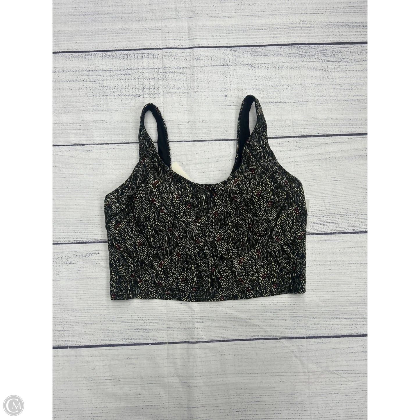 Athletic Bra By Calia In Green, Size: L
