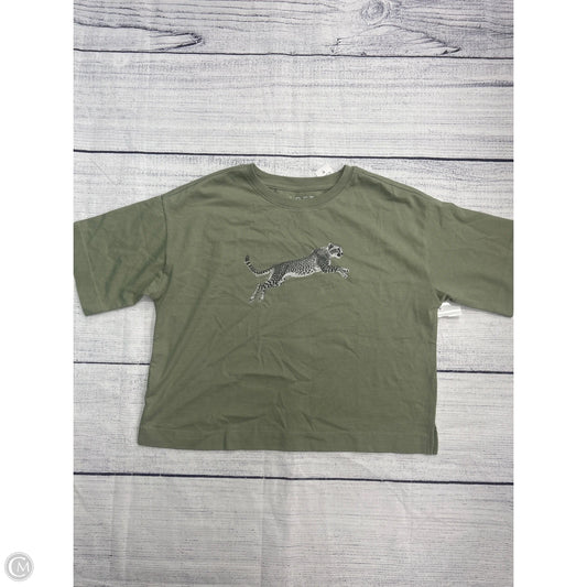 Top Short Sleeve By Loft In Green, Size: S