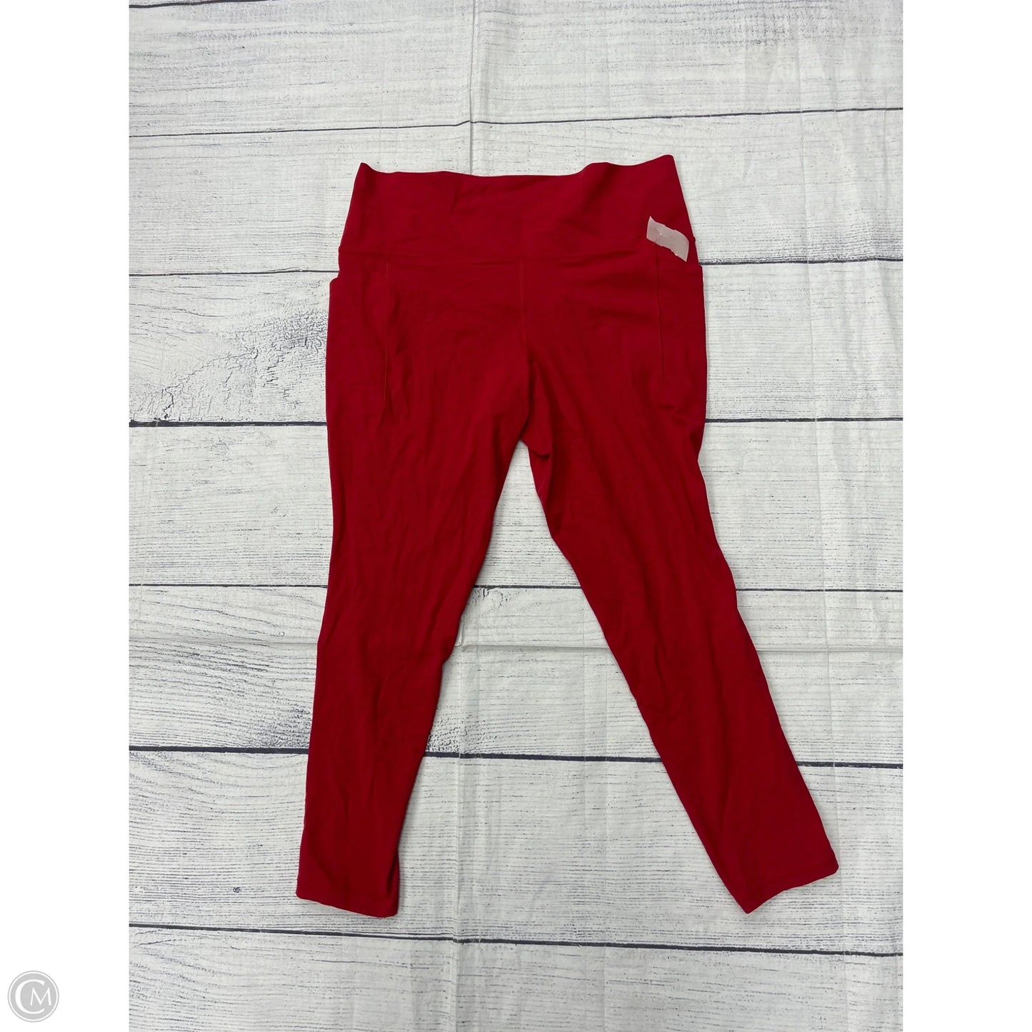 Athletic Pants By Athleta In Red, Size: Xl