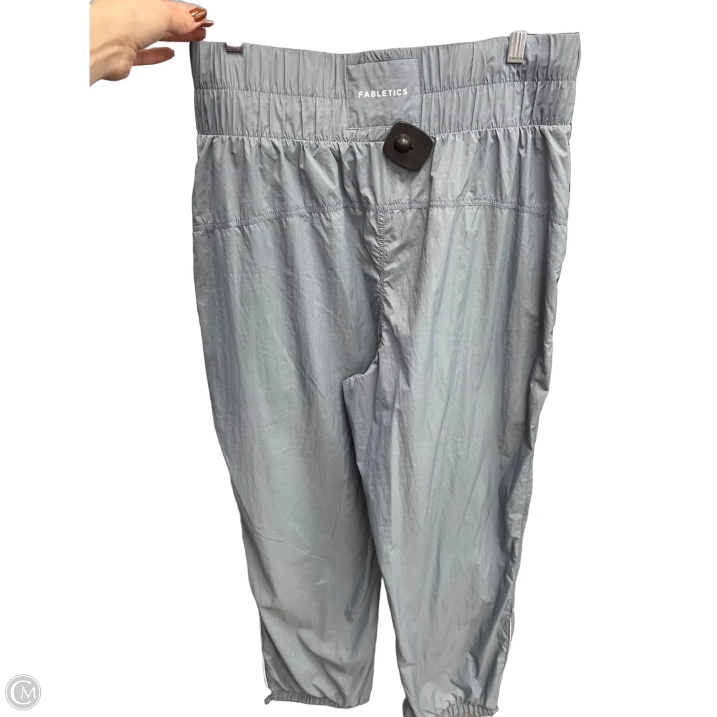 Athletic Pants By Fabletics In Grey, Size: L