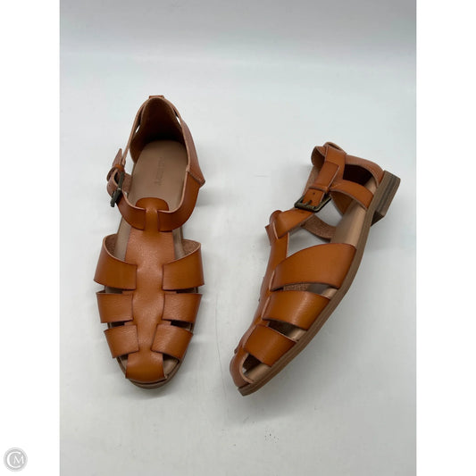 Sandals Flats By Old Navy In Brown, Size: 8.5