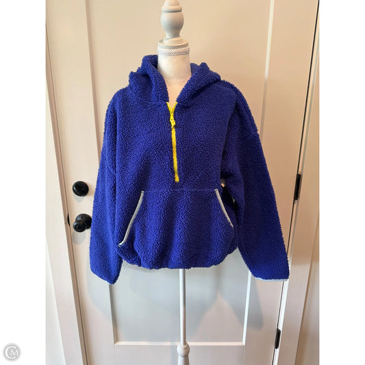 Sweatshirt Hoodie By Wild Fable In Blue, Size: L