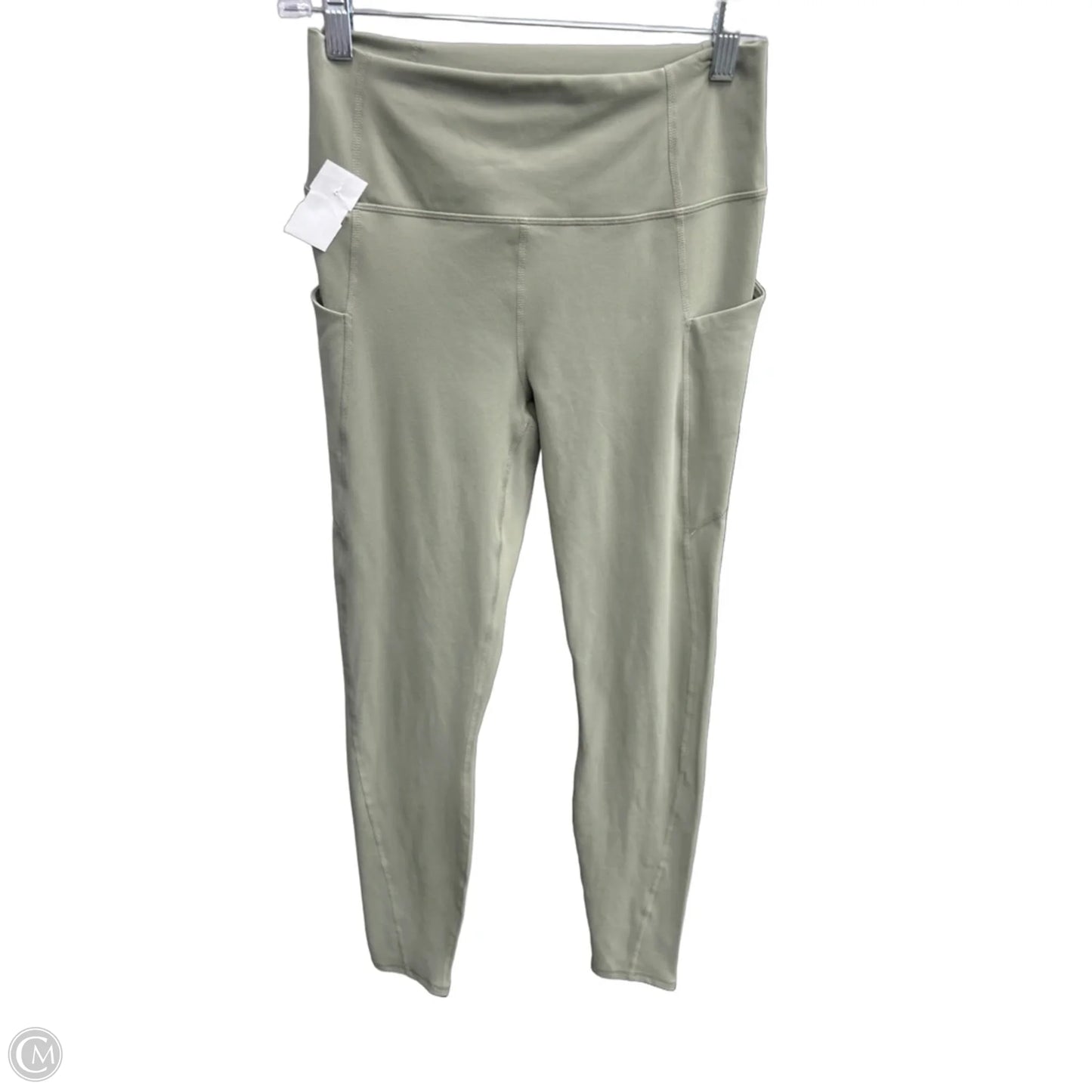 Athletic Leggings By Fabletics In Green, Size: M
