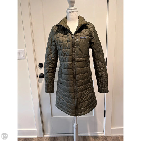 Coat Puffer & Quilted By Patagonia In Green, Size: M