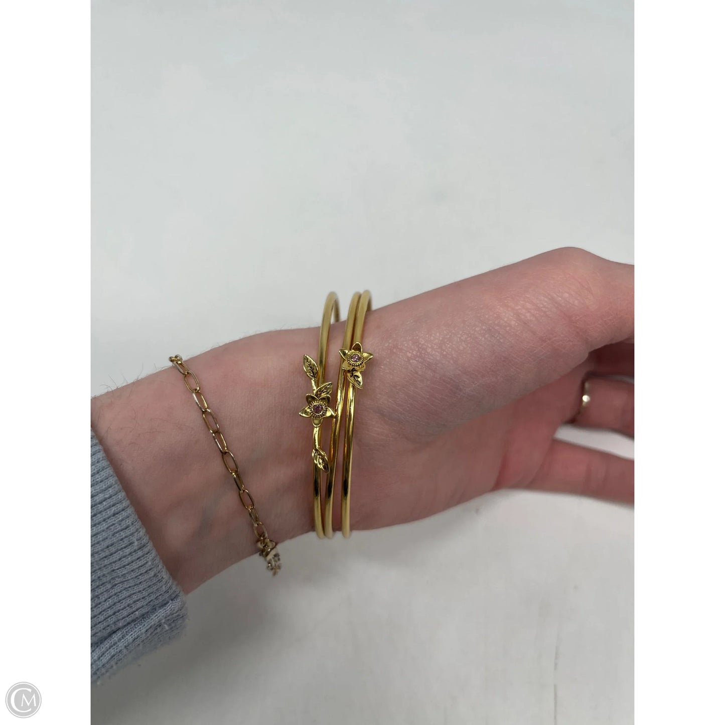 Bracelet Designer By Coach, Size: 03 Piece Set