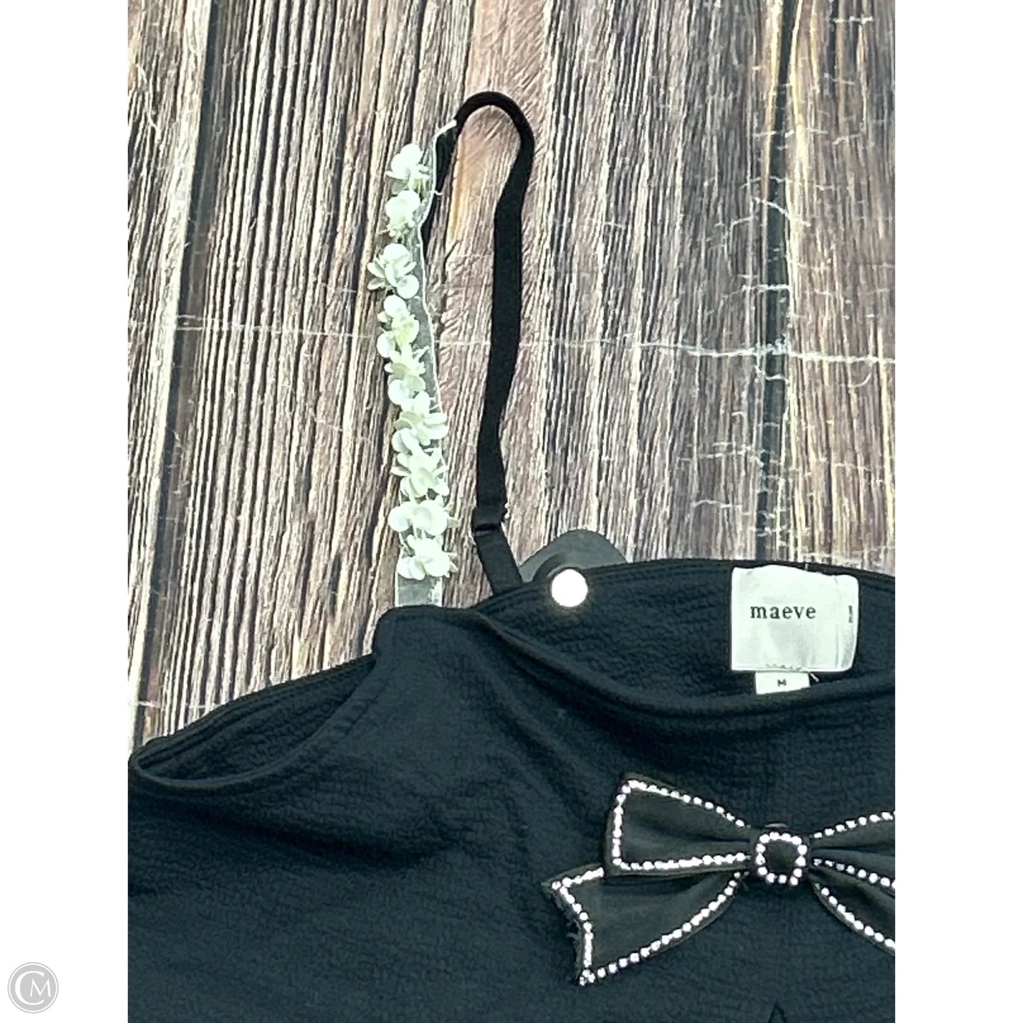 Top Sleeveless By Maeve In Black, Size: M
