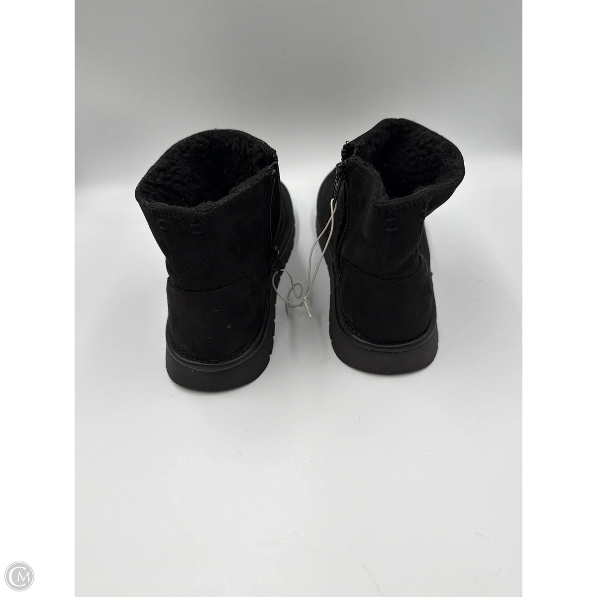 Boots Ankle Flats By Universal Thread In Black, Size: 7