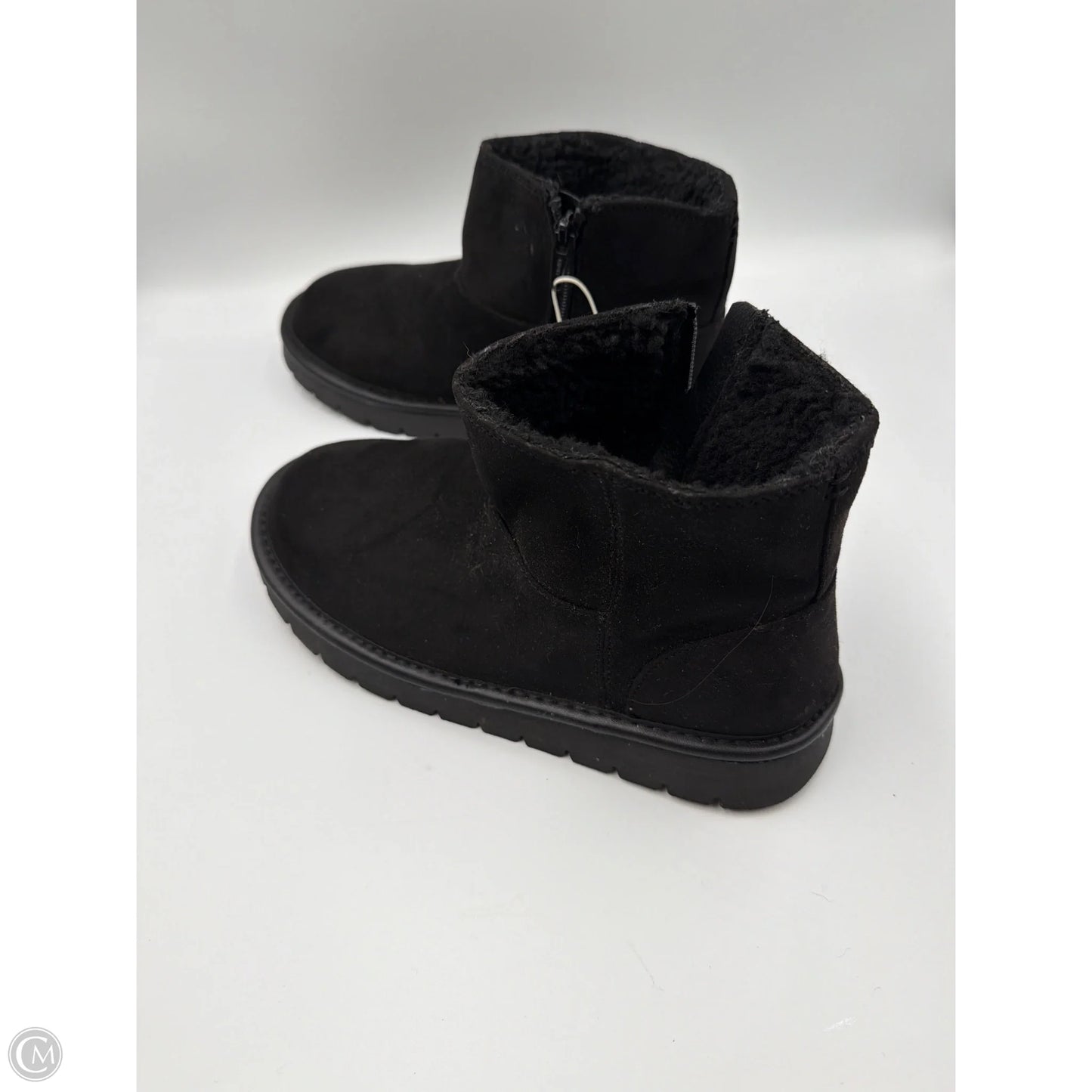 Boots Ankle Flats By Universal Thread In Black, Size: 7