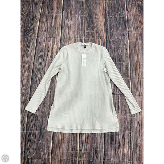 Top Long Sleeve By Eileen Fisher In Cream, Size: Xs