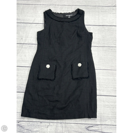 Dress Designer By Karl Lagerfeld In Black, Size: 12