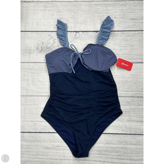 Swimsuit By Clothes Mentor In Blue, Size: Xl