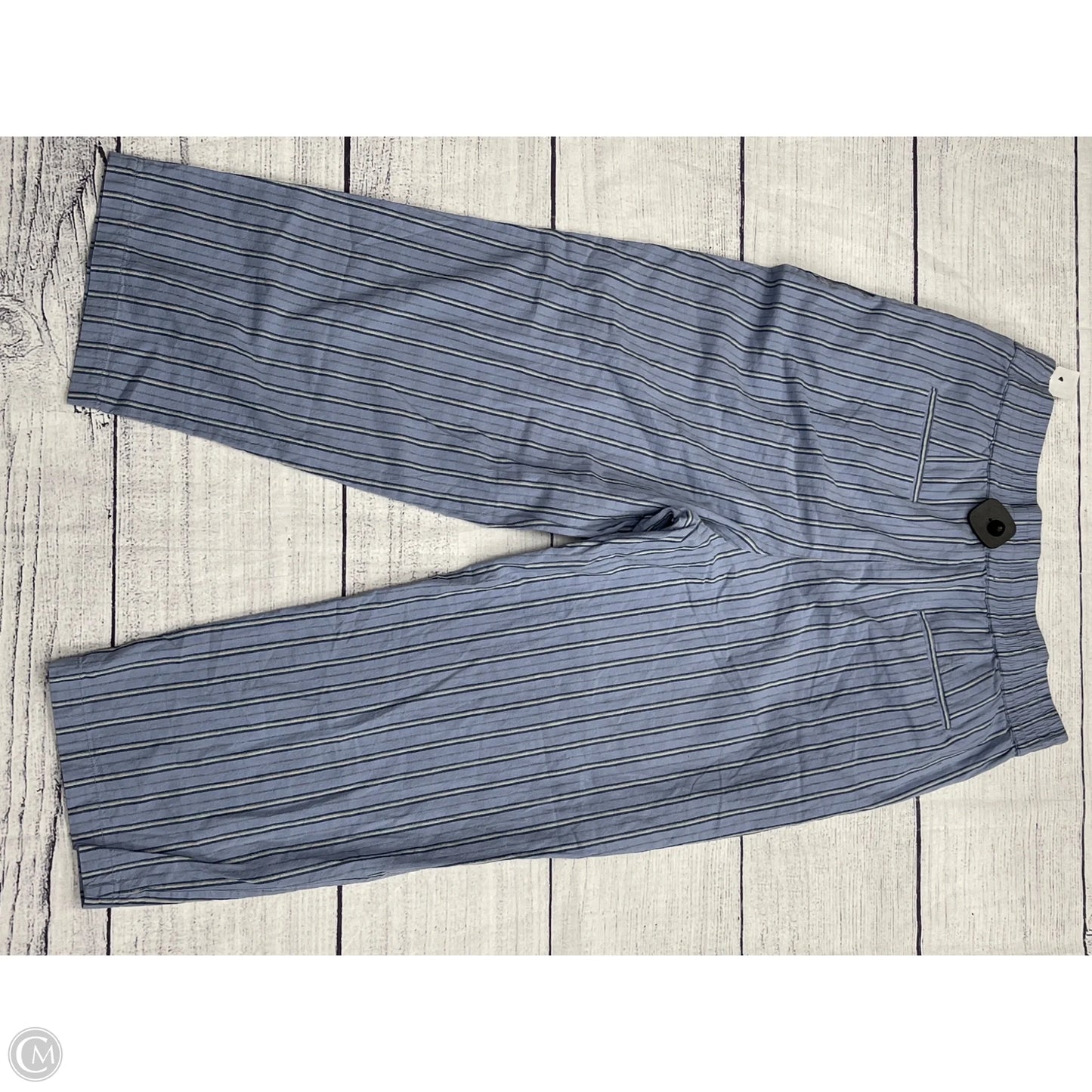 Pants Linen By Urban Outfitters In Blue, Size: Xl