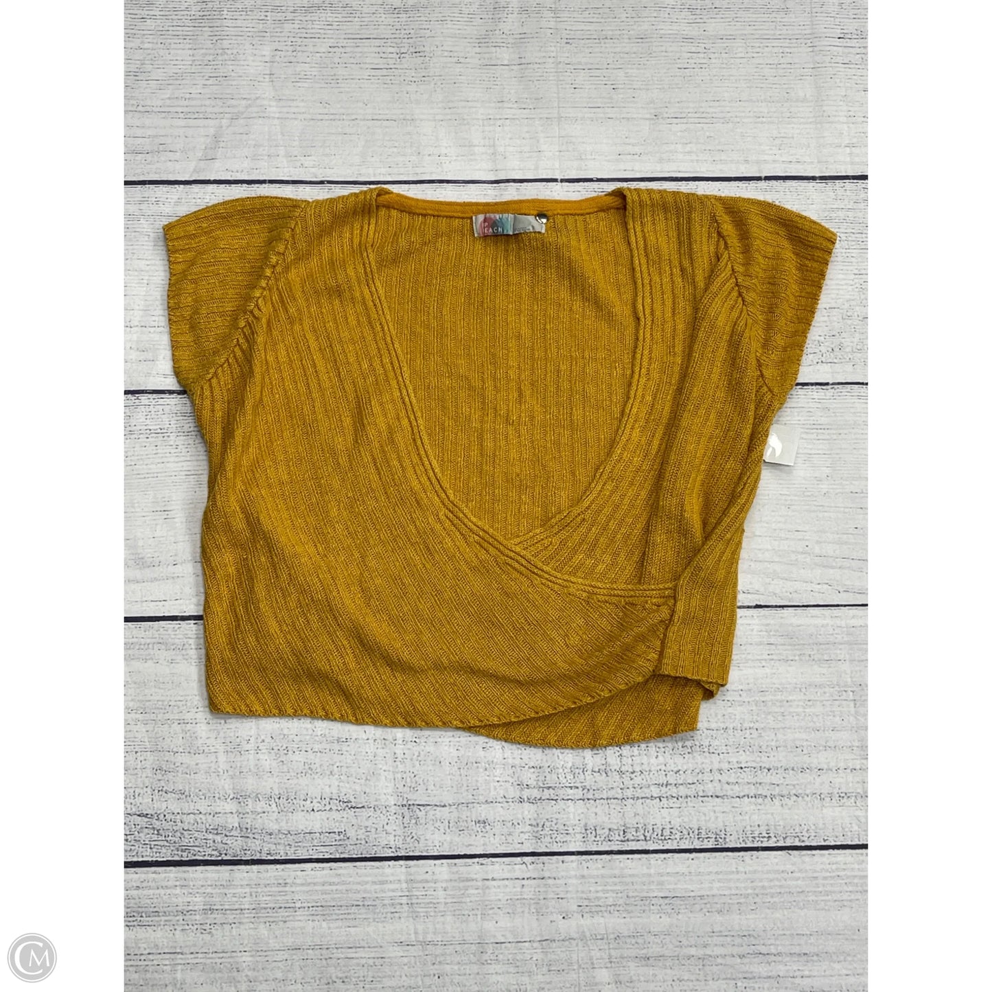 Sweater By Free People In Yellow, Size: L