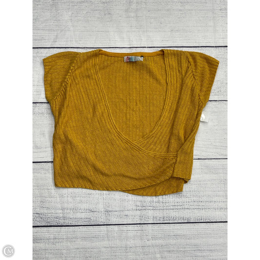 Sweater By Free People In Yellow, Size: L