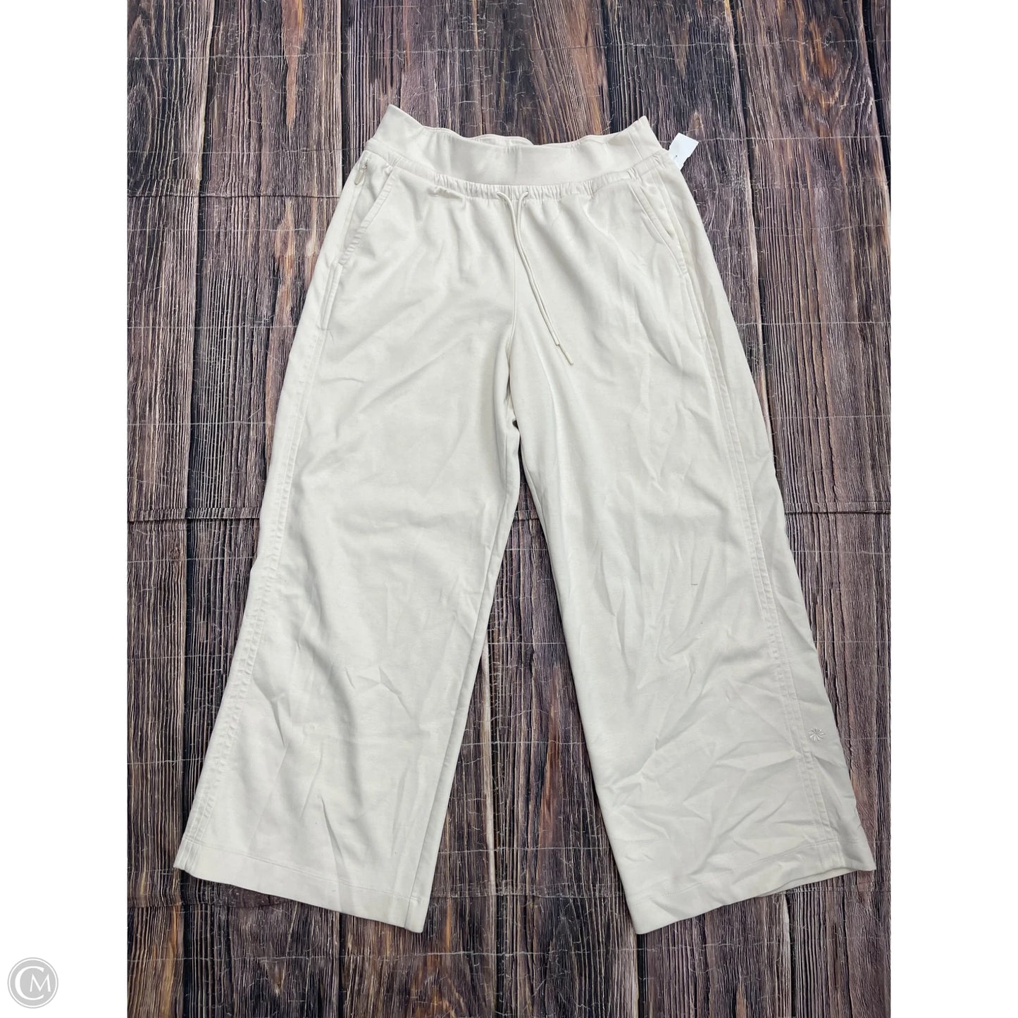 Athletic Pants By Athleta In Cream, Size: Xl