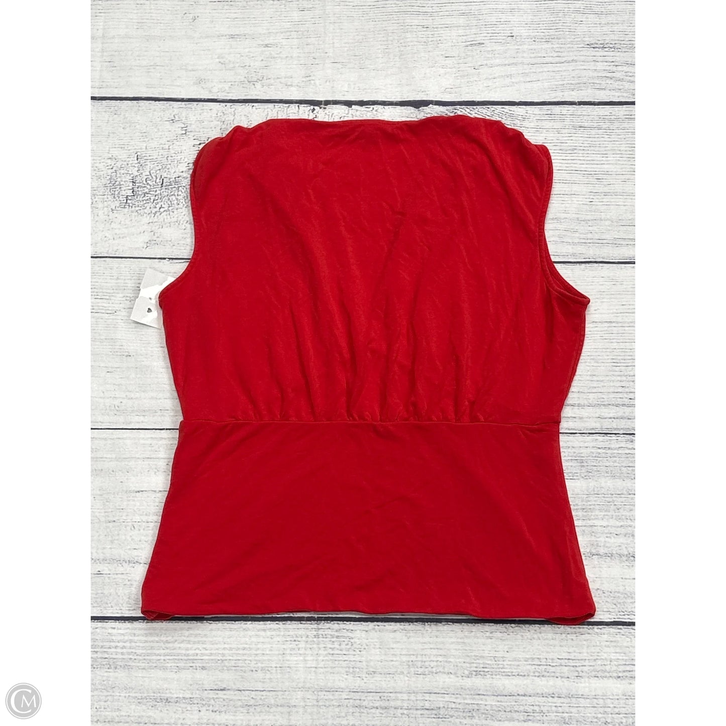 Top Sleeveless By White House Black Market In Red, Size: L