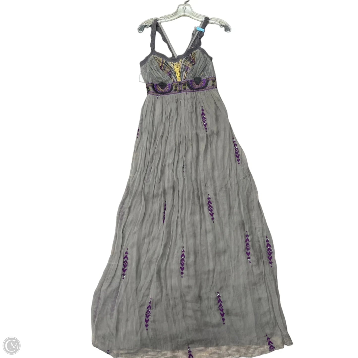 Dress Casual Maxi By Free People In Grey, Size: 2