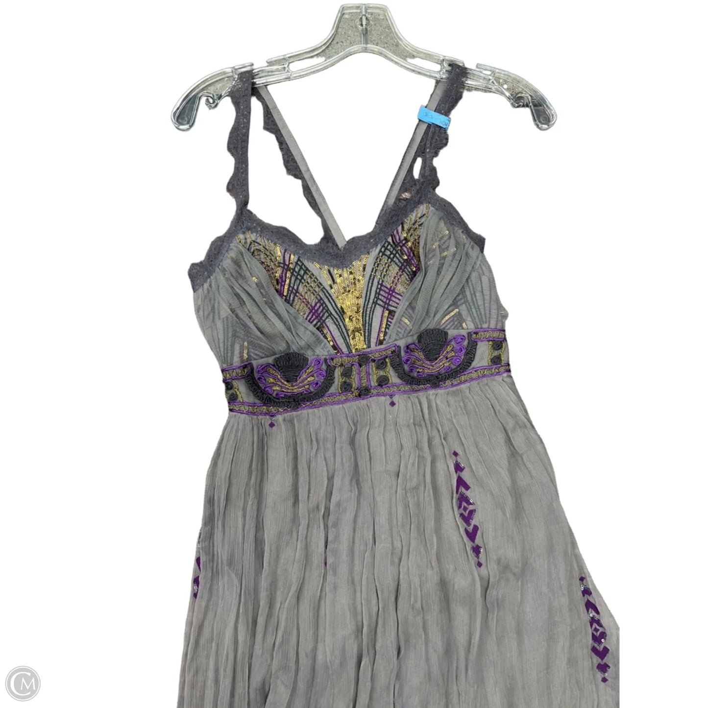 Dress Casual Maxi By Free People In Grey, Size: 2