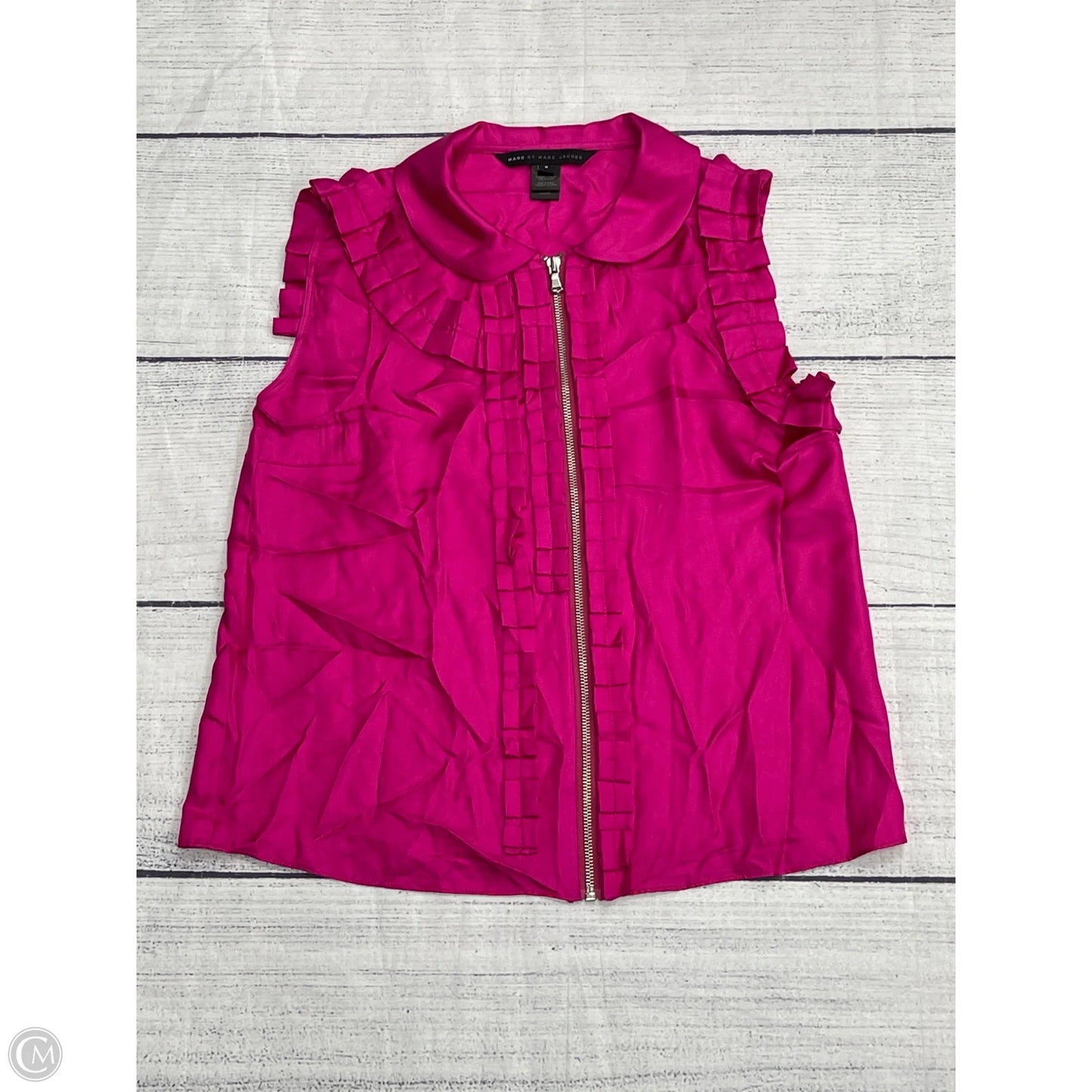 Top Sleeveless Designer By Marc By Marc Jacobs In Pink, Size: S