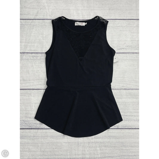 Top Sleeveless By Velvet In Black, Size: S
