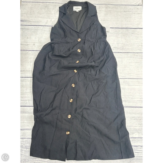 Dress Casual Midi By Pomander Place In Black, Size: S