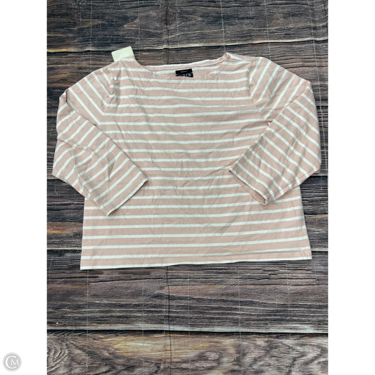 Top Long Sleeve By J. Crew In Pink, Size: 1x