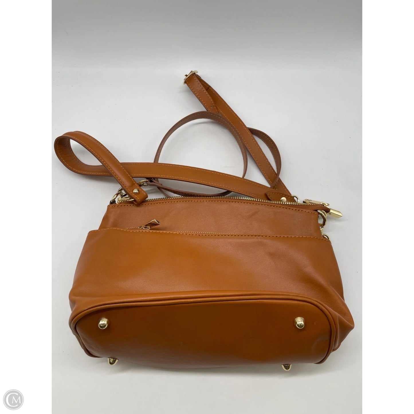 Crossbody Leather By Clothes Mentor, Size: Medium