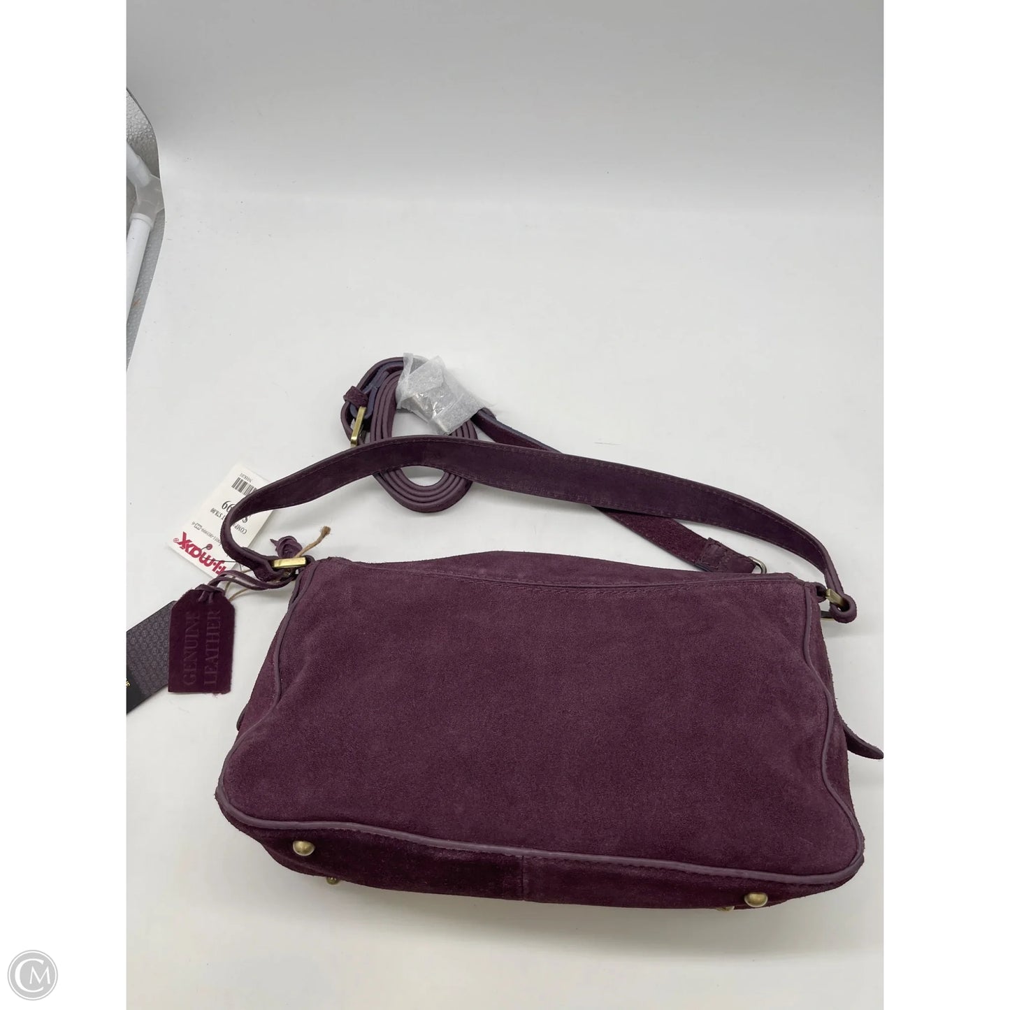Crossbody Leather By Clothes Mentor, Size: Medium
