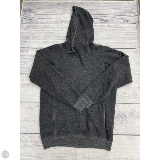 Athletic Sweatshirt Hoodie By Alo In Grey, Size: M