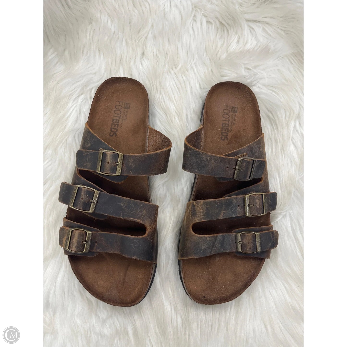 Sandals Flats By White Mountain In Brown, Size: 10