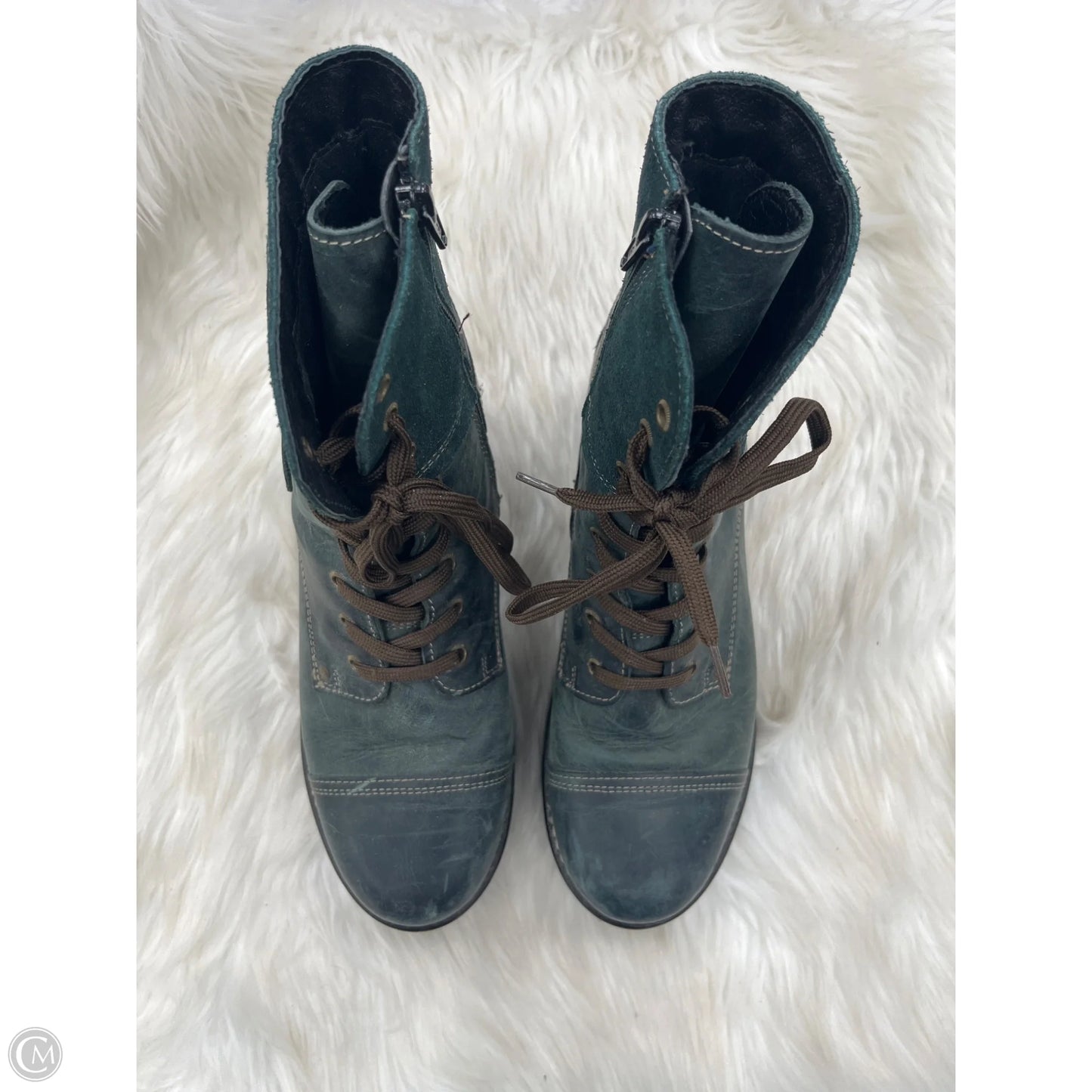 Boots Combat By Taos In Green, Size: 11.5