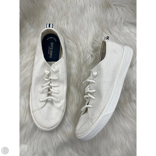 Shoes Sneakers By Sperry In White, Size: 11