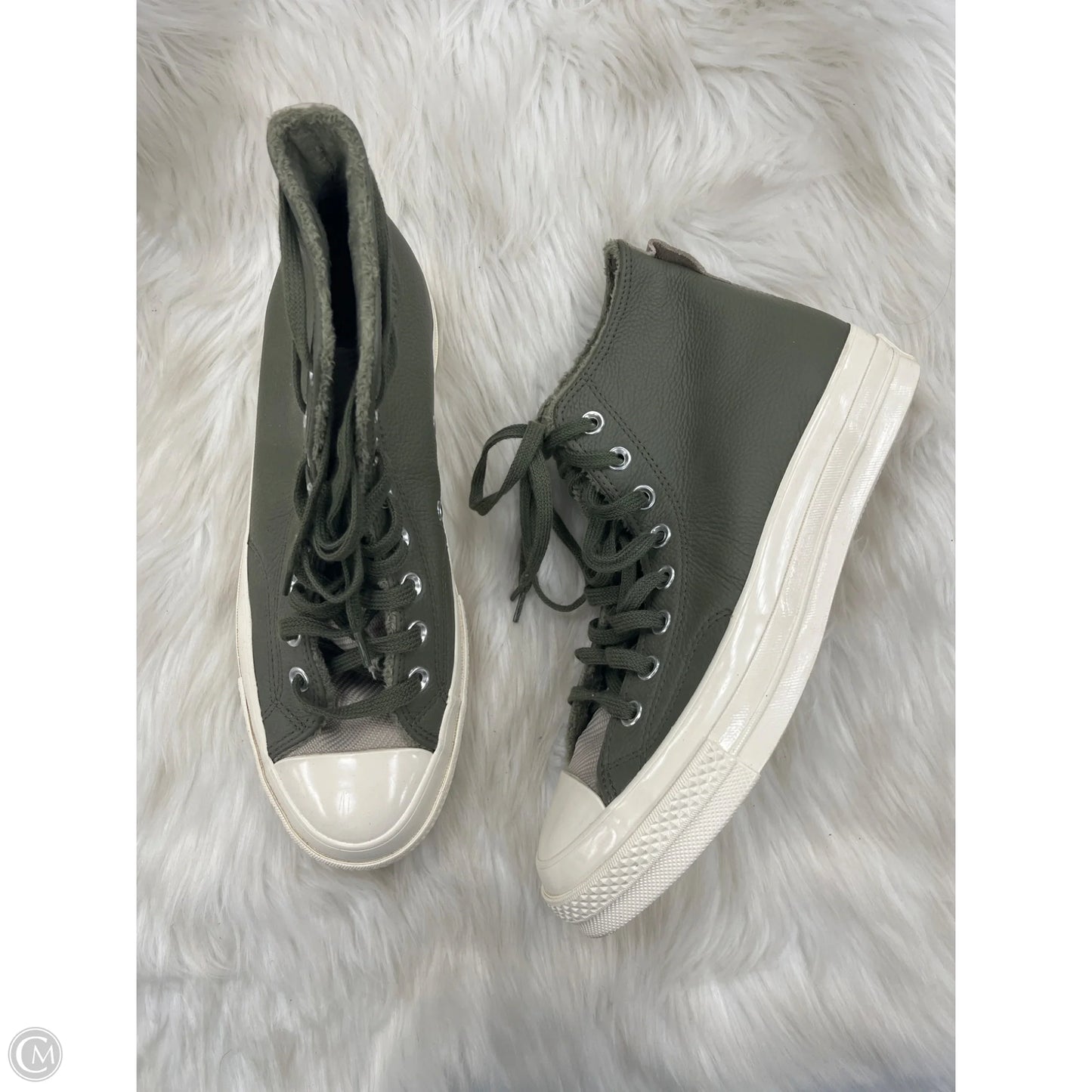 Shoes Sneakers By Converse In Green, Size: 10